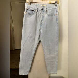 Levi’s Light Blue women’s button down Jeans, Size 27